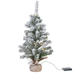 Albero artificiale per tavolo pre-illuminato Royal Alt. 60 cm Bianco caldo