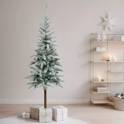 Albero di Natale artificiale (H240 cm) Glockner Verde innevato