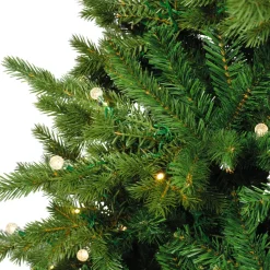 Albero di Natale artificiale luminoso 600 LED (H240 cm) Idaho Verde abete