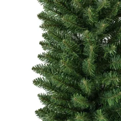 Albero di Natale artificiale Narrow Alt. 210 cm Verde abete