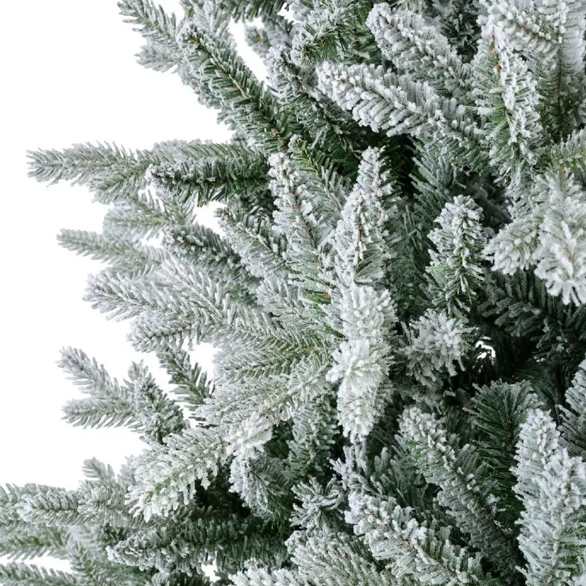 Albero di Natale artificiale Allix Alt. 180 cm Verde innevato