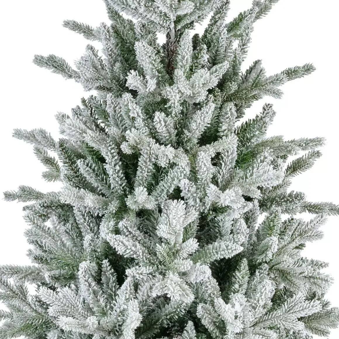 Albero di Natale artificiale Allix Alt. 180 cm Verde innevato