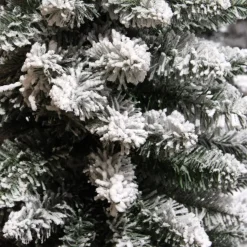 Albero di Natale artificiale Narrow Alt. 120 cm Verde innevato