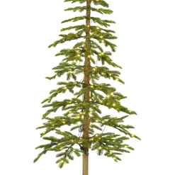 Albero di Natale artificiale luminoso 250 LED H240 cm Sierra Verde abete