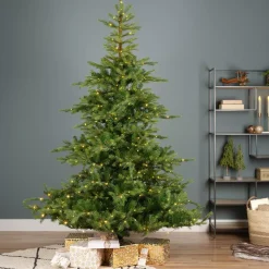 Albero di Natale artificiale luminoso 250 LED H150 cm Glorious Verde abete