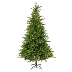 Albero di Natale artificiale luminoso 560 LED (H240 cm) Allix Verde abete