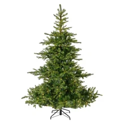 Albero di Natale artificiale luminoso 800 LED H270 cm Glorious Verde abete