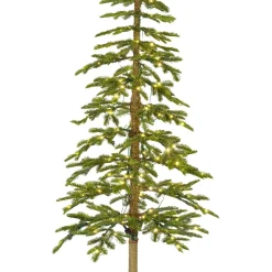 Albero di Natale artificiale luminoso 200 LED H210 cm Sierra Verde abete