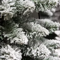 Albero di Natale artificiale Narrow Alt. 300 cm Verde innevato
