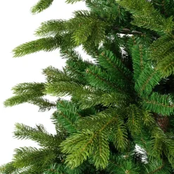 Albero di Natale artificiale Caucasia Nordmann Alt. 210 cm Verde abete