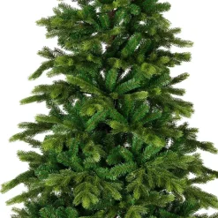 Albero di Natale artificiale Caucasia Nordmann Alt. 210 cm Verde abete