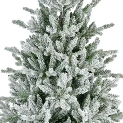 Albero di Natale artificiale Allix Alt. 210 cm Verde innevato