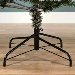 Albero di Natale artificiale King Alt. 240 cm Verde innevato