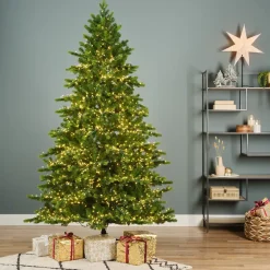 Albero di Natale artificiale luminoso 5400 LED (H240 cm) Caucasia Nordmann Verde abete