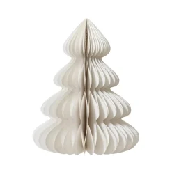 Albero di Natale in carta da posizionare (H60 cm) Chiusura Magnetica Bianca