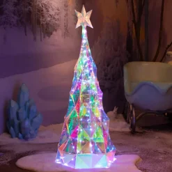 Albero luminoso 120 Micro LED (H110 cm) Ice Bianco freddo