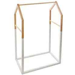 Appendiabiti per bambini legno (H100 cm) Casa Bianco