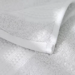 Asciugamano bagno cotone bio (30 x 50 cm) Méline Bianco chantilly
