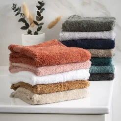 Clearance Asciugamano bagno cotone bio (30 x 50 cm) Méline Biancheria Bagno|Asciugamani Bagno