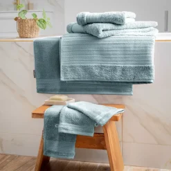 Clearance Asciugamano bagno cotone bio (30 x 50 cm) Méline Biancheria Bagno|Asciugamani Bagno
