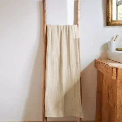 Best Asciugamano da bagno in garza di cotone Gaïa pampa Biancheria Bagno|Asciugamani Bagno