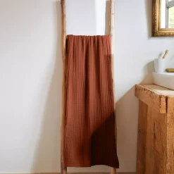 Online Asciugamano da bagno in garza di cotone Gaia Biancheria Bagno|Asciugamani Bagno