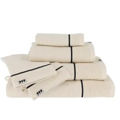 Asciugamano da bagno nido d'ape (90 x 150 cm) Japandi Beige