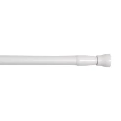 Clearance Asta autobloccante estensibile (L110 - L200 / D22 mm) Pressione satinato Tende Trasparenti : Aste, Bastoni Supporti
