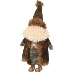 Babbo Natale decorativo tradizionale (H45 cm) Georges barba bianca