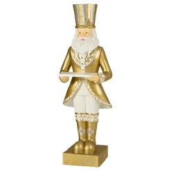 Babbo Natale Gigante (H175 cm) Gabriel vestito d'Oro