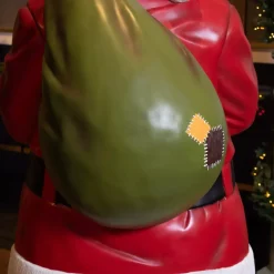 Babbo Natale Tradizionale Gigante (H182 cm) Klaus silenzio sto arrivando