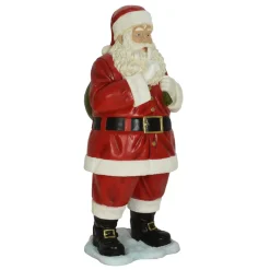 Babbo Natale Tradizionale Gigante (H182 cm) Klaus silenzio sto arrivando