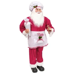 Babbo Natale tradizionale (H120 cm) Gautier il cuoco