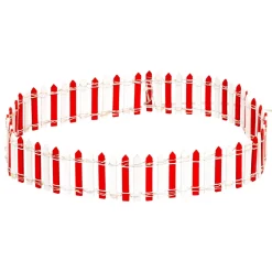 Barriera luminosa in legno (H9 cm) per villaggio