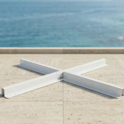 Base a croce per ombrellone Elyra Bianco