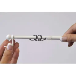 Discount Bastone tenda Fix'vit (80 a 120 cm) Tende Trasparenti : Aste, Bastoni Supporti