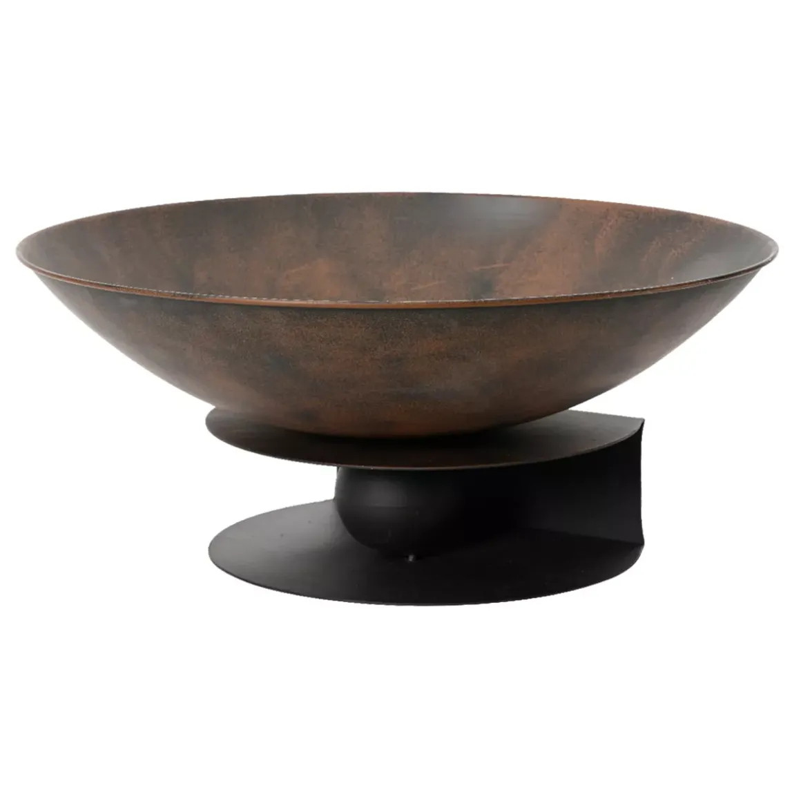 Braciere per esterno (D58 x Alt 50 cm) Flambo Marrone scuro antico
