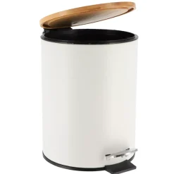 Cestino a pedale con chiusura rallentata Timeless Bianco