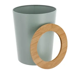 Cestino da bagno 5L Purebamboo Verde eucalipto
