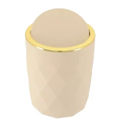 Cestino da bagno 6L Rubby Beige