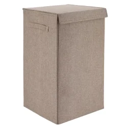 Cesto per la biancheria pieghevole (H60 cm) TissuFlex Tortora