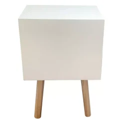 Comodino bambini legno (Alt 45 cm) Orsetto Marrone