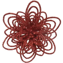 Confezione di fiori Floralia su clip Rosso