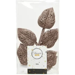 Confezione di 12 foglie Alpine Rosa cipria