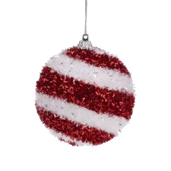 Confezione di 3 palline di Natale (Ø80 mm) Nébuleuse Rosso