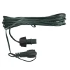 Connettore prolunga cavo verde 20 m 2 ghirlande sistema LED Collegabili