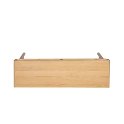 Consolle 2 nicchie in rovere massiccio (120 x 76 cm) Tulum Naturale