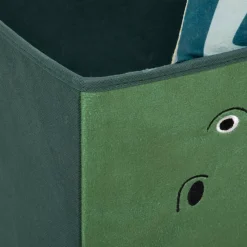 Contenitore portaoggetti per bambini Dino Verde