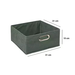 Contenitore portaoggetti (31 x 15 cm) Helena Verde cachi