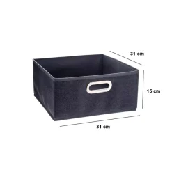 Contenitore (31 x 15 cm) Helena Grigio
